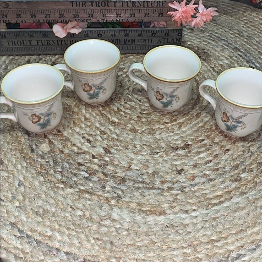 Vintage Mikasa Country Charm Tennessee Stoneware Coffee Mug Tea Cup 3.5”